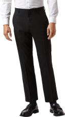 Burton Mens Essential Tailored Suit Trousers Charcoal 42R