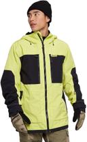 Burton Mens Frostner Jacket - Limade/True Black - 2021, S