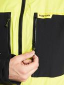 Burton Mens Frostner Jacket - Limade/True Black - 2021, S