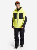 Burton Mens Frostner Jacket - Limade/True Black - 2021, S