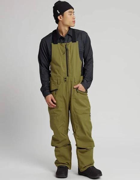 Burton Reserve Bib Khaki Green - XXL