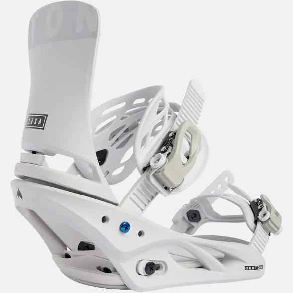 Burton Women's Lexa Re:Flex Snowboard Bindings 2023 - Gray Cloud | Snowboard Bindings