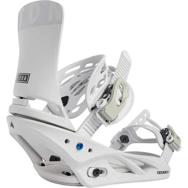 Burton Womens Lexa Re:Flex Snowboard Bindings - Gray Cloud - 2023, S