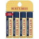 Burts Bees 100% Natural Moisturizing Lip Balm, Vanilla Bean - 4 Tubes