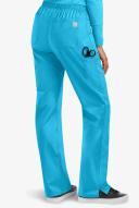 Butter-Soft Stretch Scrubs Tall Women's Pants - 5x - Turquoise