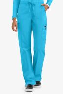 Butter-Soft Stretch Scrubs Tall Women's Pants - 5x - Turquoise