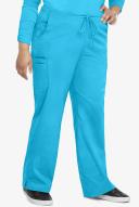 Butter-Soft Stretch Scrubs Tall Women's Pants - 5x - Turquoise