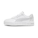 Cali Court Leather Women's Sneakers in White/Cool Light Gray, Size 5.5 by Puma