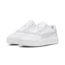 Cali Court Leather Women's Sneakers in White/Cool Light Gray, Size 5.5 by Puma