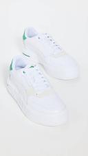 Cali Court Match Sneakers Women in White/Archive Green, Size 9 by Puma