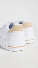 Cali Court Match Sneakers Women in White/Granola, Size 6 by Puma