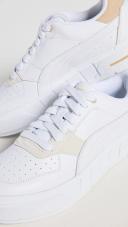 Cali Court Match Sneakers Women in White/Granola, Size 7 by Puma