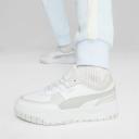 Cali Dream Women's Leather Sneakers in White/Feather Gray, Size 8.5 by Puma