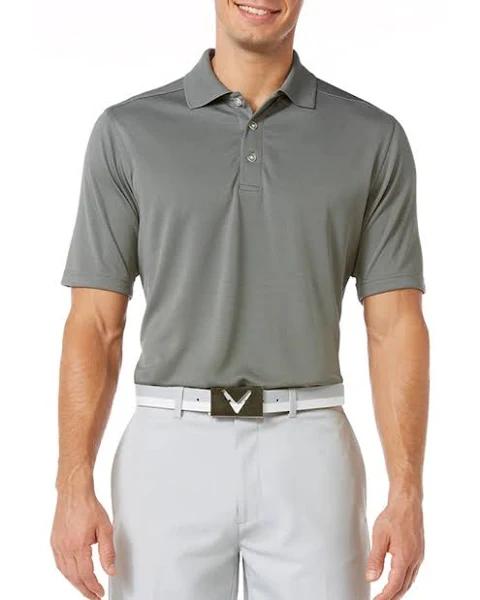 Callaway CGM211 Men 's Core Performance Polo Smoked Pearl L