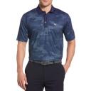 Callaway Ventilated Classic Jacquard Polo Shirt - Rapture Rose Heather - Size: M