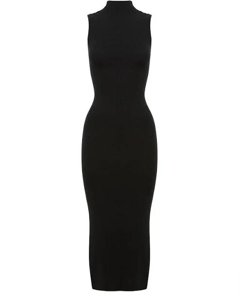 Calli - Women's Black Midi Dresses - Adie Midi Dress - Size One Size, 8 at The Iconic