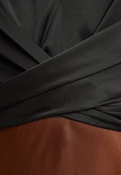 Calli - Women's Black Midi Dresses - Pally Midi Dress - Size 12 at The Iconic