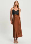 Calli - Women's Black Midi Dresses - Pally Midi Dress - Size 14 at The Iconic
