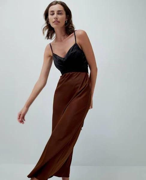 Calli - Women's Black Midi Dresses - Pally Midi Dress - Size 18 at The Iconic