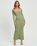 Calli - Women's Green Maxi Dresses - Aliza Maxi Dress - Size 16 at The Iconic