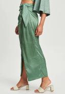 Calli - Women's Green Midi Skirts - Vacay Tie Skirt - Size 12 at The Iconic