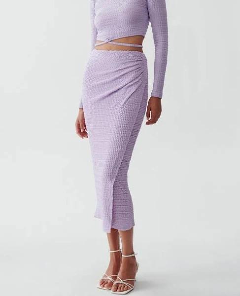 Calli - Women's Purple Midi Skirts - Ruth Midi Skirt - Size 18 at The Iconic