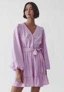 Calli - Women's Purple Mini Dresses - Alea Mini Dress - Size One Size, 12 at The Iconic