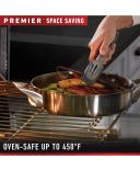 Calphalon Premier Space Saving Stainless Steel 10" Fry Pan