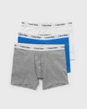 Calvin Klein 3 Pack Boxer Briefs Grey/White/Palace Blue Size: Size M