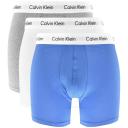 Calvin Klein 3 Pack Boxer Briefs Grey/White/Palace Blue Size: Size M