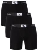 Calvin Klein 3 Pack Brief Mens Boxer Shorts - Black, Black, Black