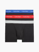 Calvin Klein 3-Pack Cotton-Blend Low-Rise Trunks - S