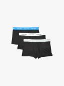 Calvin Klein 3-Pack Cotton-Blend Low-Rise Trunks - S