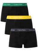 Calvin Klein 3 Pack Low Rise Boxer Shorts Mens, Size M, Multi