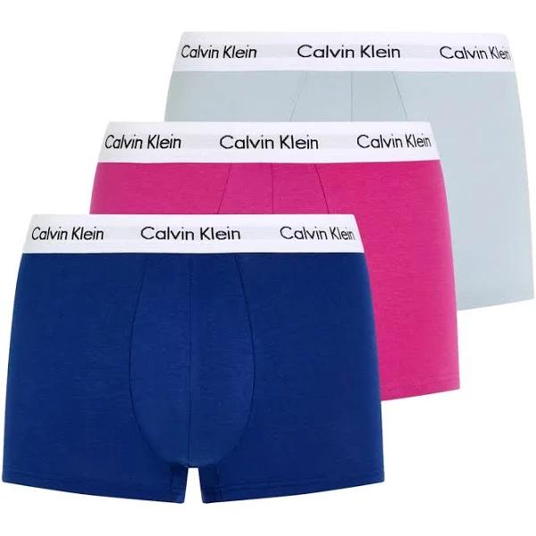 Calvin Klein 3 Pack Low Rise Boxer Shorts Mens, Size S, Multi
