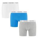 Calvin Klein 3 Pack of Cotton Stretch Boxer Briefs in Multi