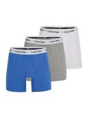 Calvin Klein 3 Pack of Cotton Stretch Boxer Briefs in Multi