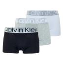 Calvin Klein 3-Pack Steel Boxer Trunks, Black/White/Grey Large