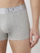 Calvin Klein 3-Pack Steel Boxer Trunks, Black/White/Grey Large