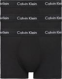 Calvin Klein Black/White/Grey Cotton Stretch 3-Pack Trunks