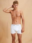 Calvin Klein Black/White/Grey Cotton Stretch 3-Pack Trunks