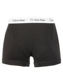 Calvin Klein Black/White/Grey Cotton Stretch 3-Pack Trunks