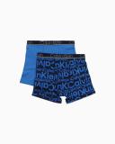 Calvin Klein Boys Cotton Stretch 2 Pack Boxer Briefs Blue L