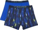 Calvin Klein Boys Ombre Band Boxer Brief 2 Pack in Blue S