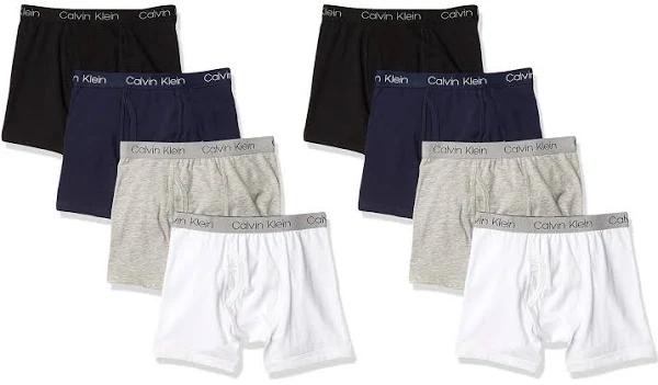 Calvin Klein Boys Underwear 8 Pack Boxer Briefs-Basics Value Pack