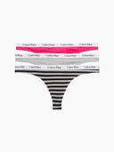 Calvin Klein Carousel Thongs Brief 3 Pack in Multi Assorted M