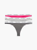 Calvin Klein Carousel Thongs Brief 3 Pack in Multi Assorted S