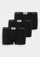 Calvin Klein CK 96 Plus 3 Pack Cotton Trunks in Black