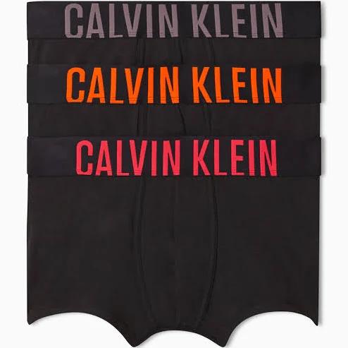 Calvin Klein CK 96 Plus 3 Pack Cotton Trunks in Black