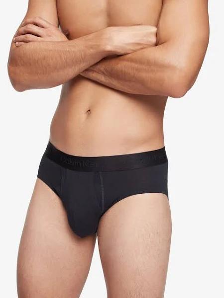 Calvin Klein CK Ultra Soft Cashmere Trunk in Black L